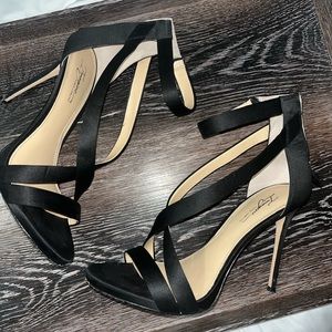 Vince Camuto ankle strap sandal heel